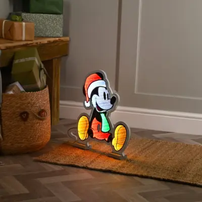 40cm Sitting Mickey Mouse Disney Christmas Infinity Light