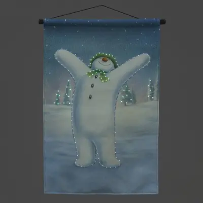40cm The Snowman Coming Alive Christmas Tapestry