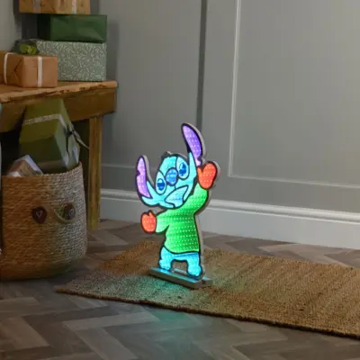 45cm Dancing Stitch with Red Gloves and Green Top Disney Christmas Infinity Light