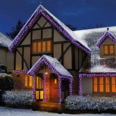 480 Rainbow Multi Action LED Cluster Lights with Timer