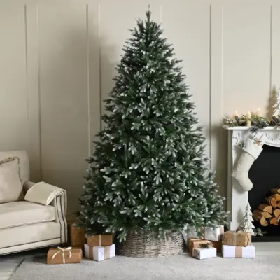 7ft Frosted Belvedere Pine Artificial Christmas Tree