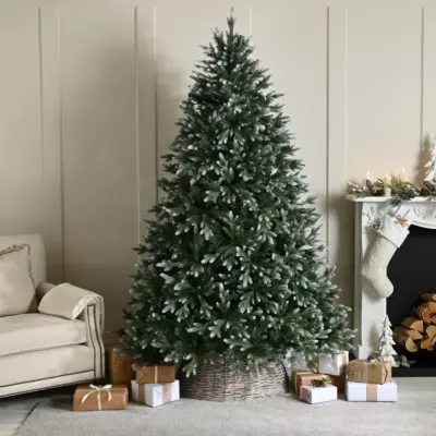 8ft Frosted Belvedere Pine Artificial Christmas Tree