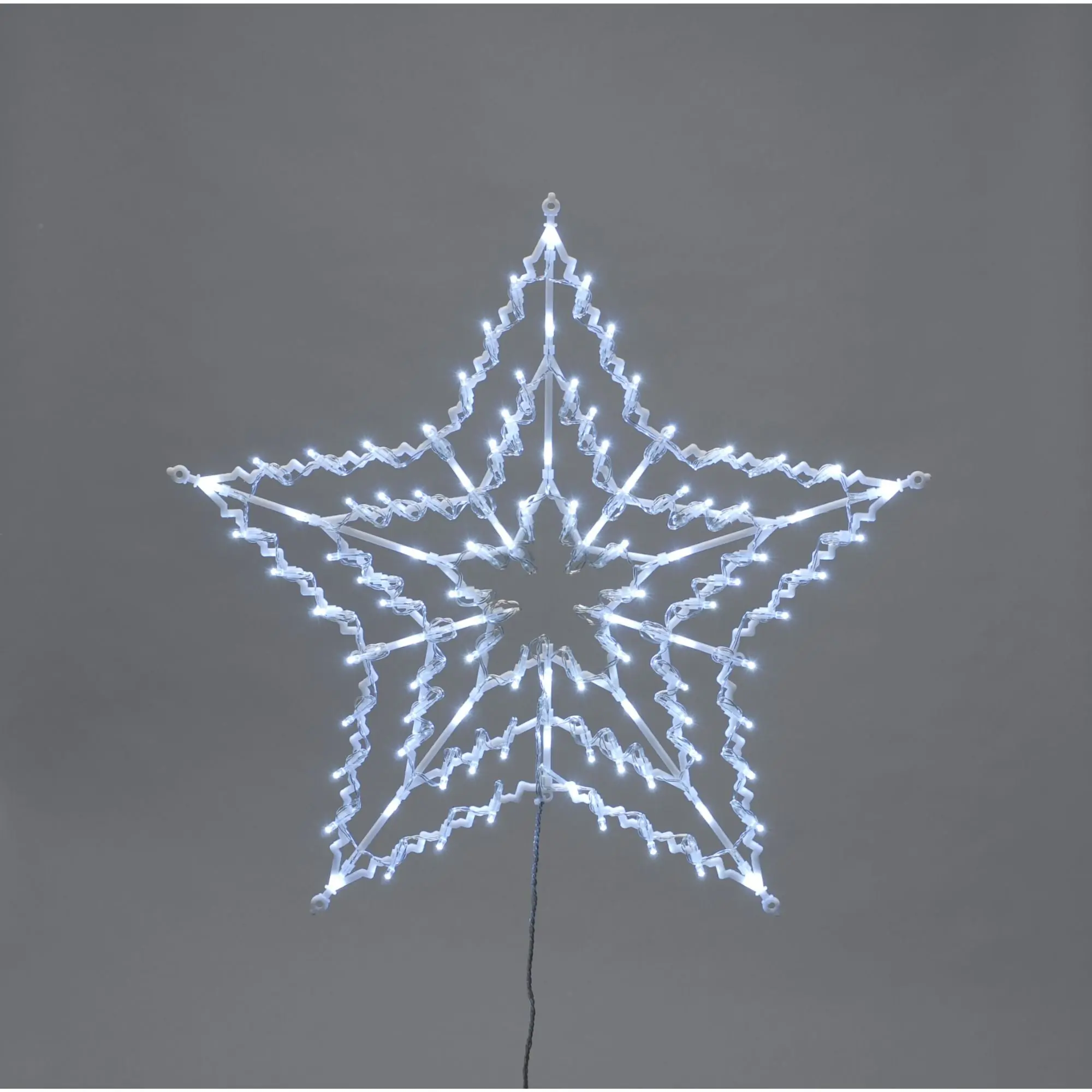 Christmas Star Window Light with 100 White LEDs