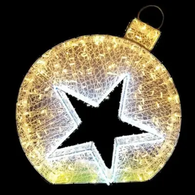 2.2m Switcher Star Bauble Commercial Christmas Display