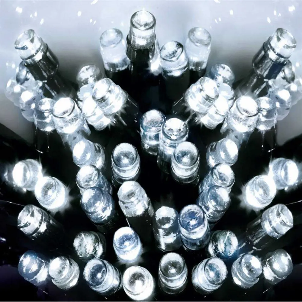 200 White Multi Action Battery Powered LED Lights with Timer