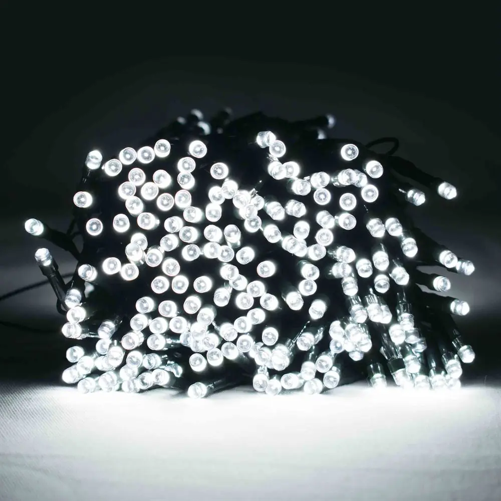200 White Multi Action Battery Powered LED Lights with Timer