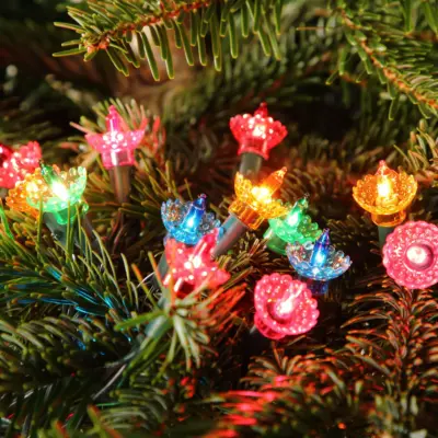 40 Classic Pickwick Multi Coloured LED Retro Christmas Lights