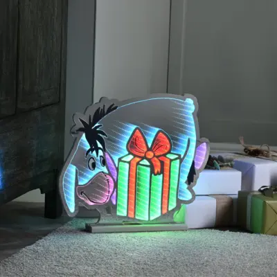 40cm Eeyore with a Present Disney Christmas Infinity Light