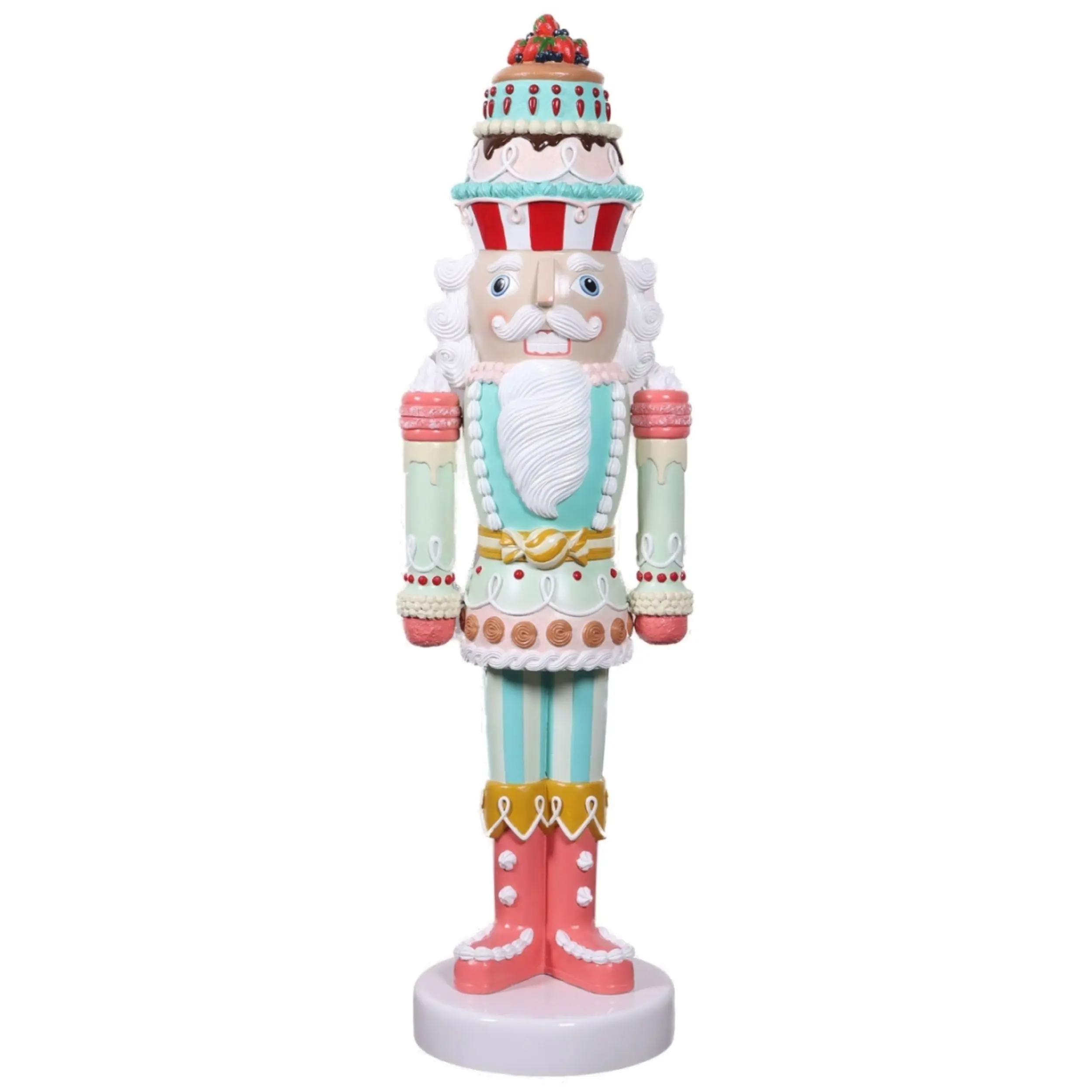 4ft Candy Cake Nutcracker Commercial Christmas Display Prop