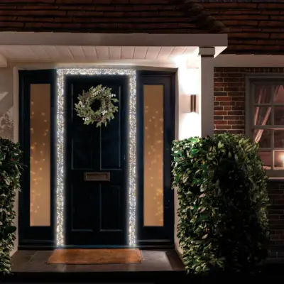 800 White and Warm White Ultrabright Door Cluster Lights