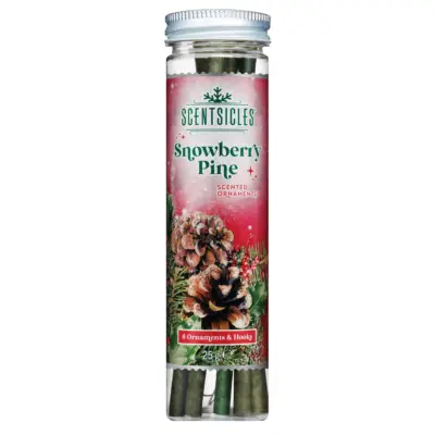 Scentsicles Snowberry Pine Scented Christmas Tree Hangers